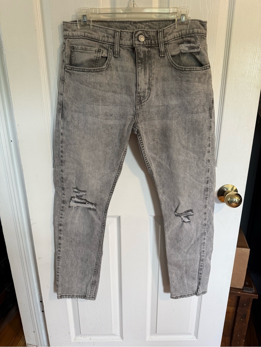 Levi's 512 Slim Taper Jeans in light gray 31x30